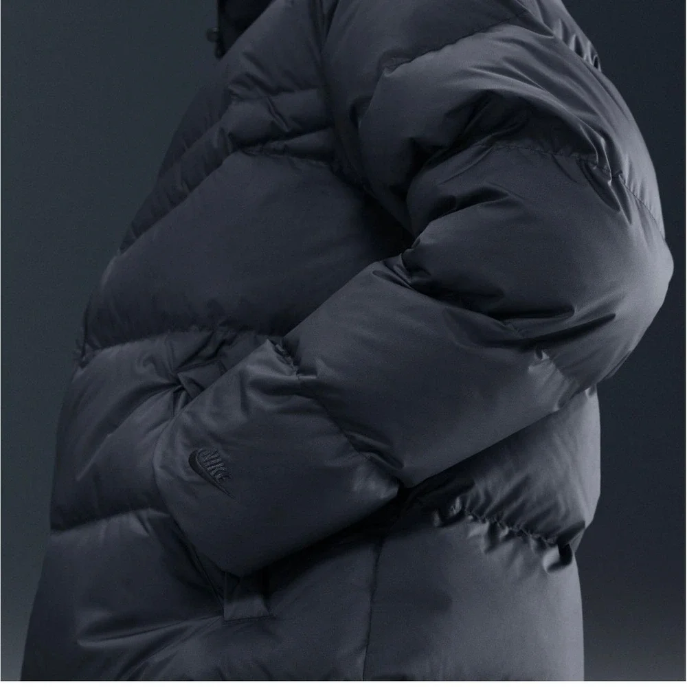 Nike Sportswear Therma FIT Repel Puffer Jacket Black‎ Swoosh Parka IH2377 010 M